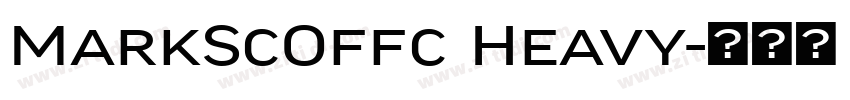 MarkScOffc Heavy字体转换